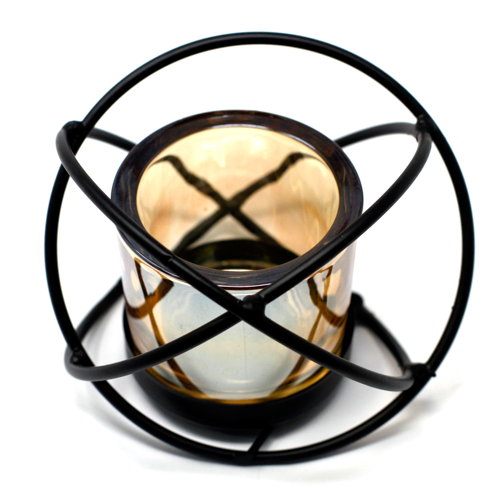 Centrepiece Iron Votive Candle Holder - 1 Cup Single Ball